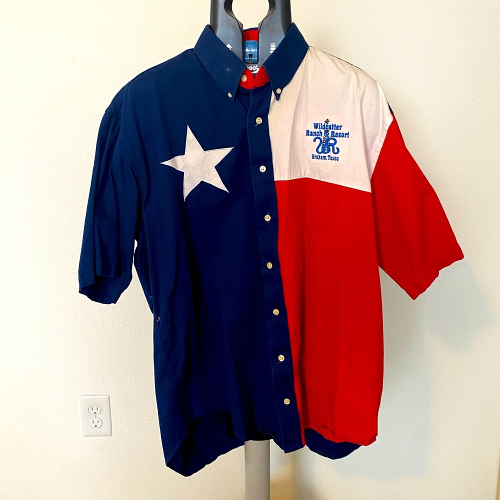 Texas Flag Button up